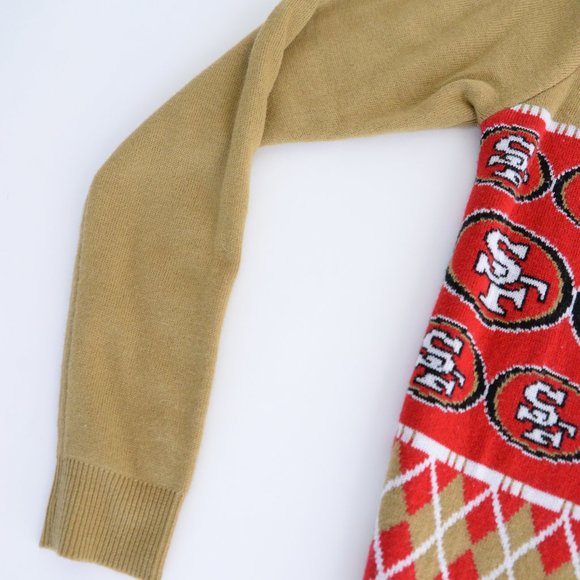 NFL San Francisco 49ers Festive Crewneck Sweater - Picture 8 of 10